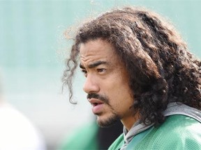 Macho Harris and the Saskatchewan Roughriders are ready for tonight’s must-win game against the Hamilton Tiger-Cats (Don Healy/Leader-Post)