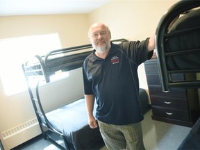 Joe Miller executive director of Souls Harbour Rescue Mission is extremly proud of the family suite at Shayil Home in Regina on June 24, 2015. Shayil Home is offering a one-year woman´s addictions program.  (DON HEALY/Regina, Leader-Post)