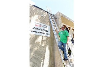 Joe Miller, executive director of Souls Harbour Rescue Mission, who will be staying on the roof of the Dean Smith Youth Centre at 1475 Athol Street in Regina on August 24, 2015.