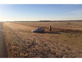Leader-Post's David Fraser reports from a crash on Highway 11.