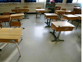 There are no empty desk in city schools in Saskatchewan, but there remain many in rural schools _ two problems the government needs to address.