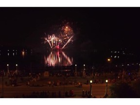 Java Post Aerial Photography, a Regina-based company that is fully certified to shoot drone footage inside restricted airspace and no-fly zones, sent up a UAV in the Queen City on Wednesday night to capture all the of beauty of the Canada Day fireworks display.