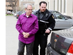 Photos of  Dan Crites, the former SaskTel manager convicted of fraud. Today is for sentencing and they were sentenced to 18 months jail time.