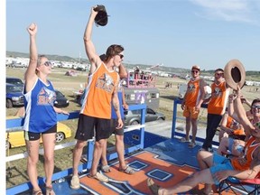 Regina folk who are fans of the American comedy TV series, Blue Mountain State enjoy a nice view of the Craven campgrounds at the 2015 Craven Country Jamboree on July 09, 2015.