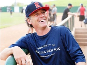 Regina Red Sox head coach Scott Douglas is well-known for his involvement with baseball, but he also has a hockey background. 
  
 Don Healy/Leader-Post files