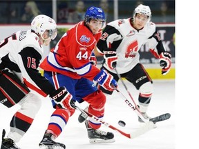 Regina Pats defenceman Connor Hobbs, 44, is looking ahead to this weekend's NHL entry draft. 
  
 Don Healy/Leader-Post files