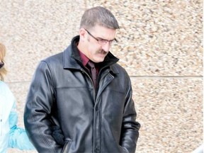 Regina Police Service Const. Robert Power as he appeared in Regina Provincial Court on Friday, February 14, 2014. TROY FLEECE / Regina Leader-Post