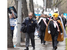 The Saskatchewan Pro-Life Association pictured in 2010.