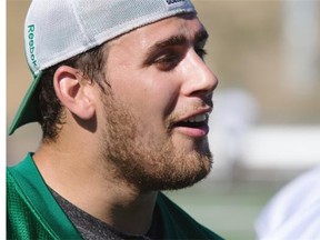 Riders long snapper Jorgen Hus in practice at SMF Field, Wednesday, June 03, 2015.