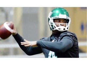 The Roughriders’ fortunes are largely dependent on quarterback Darian Durant, given the correlation between his availability and the team’s success. 
  
 Don Healy/Leader-Post