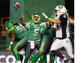 The Roughriders should be open to trading quarterback Kevin Glenn, 5, according to Mike Abou-Mechrek.