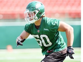 Saskatchewan Roughriders linebacker Jake Doughty is getting ready for Saturday’s road game against the Toronto Argonauts.