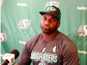 Saskatchewan Roughriders quarterback Darian Durant was on the field Thursday for a light workout (TROY FLEECE / Regina Leader-Post)