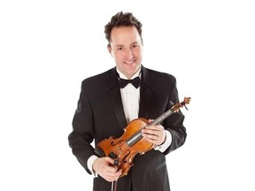 Simon MacDonald, concertmaster and violinist with the Regina Symphony Orchestra, will be featured in the opening concert of the 2015-16 season on Sept. 19/15. Photo by Andrea Norberg