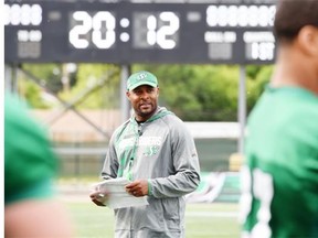 Since Corey Chamblin made his debut as the Saskatchewan Roughriders' head coach in 2012, the team has won three consecutive home openers in lopsided fashion. 
  
 Don Healy/Leader-Post files