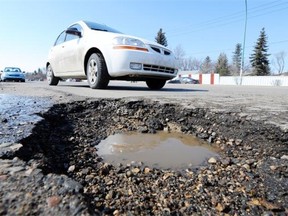 That dedicated one-per-cent of the 3.9-per-cent tax increase you shouldered this year will contribute to the repair of 79 residential roads. (Don Healy / Regina Leader-Post)