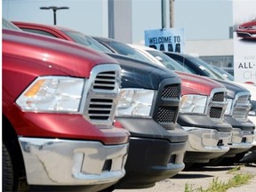 Trucks and SUVs are typically the most expensive vehicles sold in Saskatchewan, but increasingly luxury brands are claiming a larger share of the market. (Don Healy/Leader-Post files)