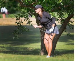 Kim Walker of the Wascana Country Club led the Regina Ladies Open Golf Championship after Monday's first round. 
  
  
 Gord Waldner/StarPhoenix files