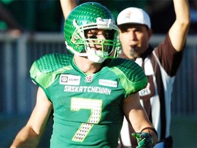Weston Dressler is expected to play for the Roughriders in Friday’s pre-season game against the visiting Calgary Stampeders (Michael Bell/Leader-Post files)