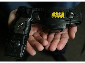 File — A taser.