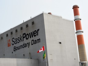 Boundary Dam power station near Estevan.
