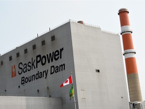 Boundary Dam power station near Estevan.