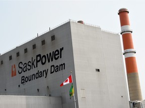Boundary Dam power plant just outside Estevan.