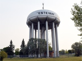 The Estevan water tower.