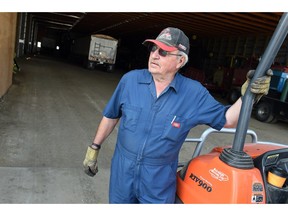 Ray Frehlick of Prairie Mud Services in Estevan on August 26, 2015.