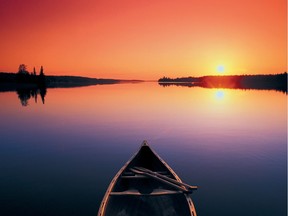 Canoe on Otter Lake in Northern Saskatchewan. The province has announced the formation of an outfitting commission, which will eventually represent all 600 licensed outfitters in the province.