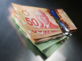 File — Canadian dollars