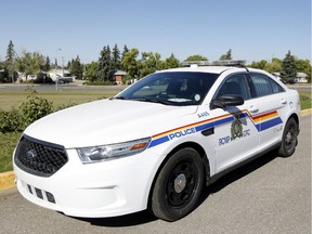 Saskatchewan RCMP officers were shot at while pursuing two suspects north of Regina.