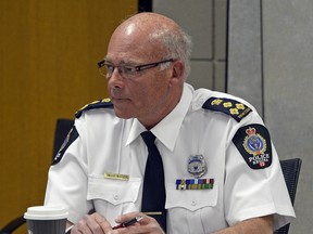 File — Regina Police Chief Troy Hagen is pictured on March 26, 2015.