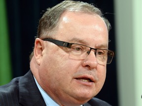 File — SaskPower and Economy Minister Bill Boyd is pictured on April, 14 2015.