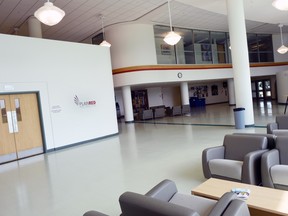 This photo shows the FNUniv common area that will be renovated into a new teaching space in Regina on August 04, 2015.