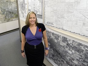 Diana Hawryluk, executive director, city planning and development division, poses for a portrait inside City Hall in Regina on Monday. (TROY FLEECE/Regina Leader-Post)