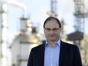 Gilbert Le Dressay, vice-president of refinery operations at the Co-op Refinery Complex, poses for a portrait in Regina on Nov. 30, 2015. TROY FLEECE/Regina Leader-Post