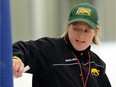 Sarah Hodges head coach of the University of Regina Cougars women's hockey team.