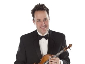 Simon MacDonald, concertmaster and violinist with the Regina Symphony Orchestra, will be featured in the opening concert of the 2015-16 season on Sept. 19.