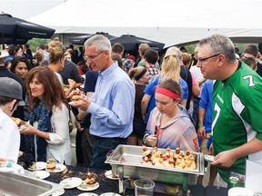 The deck at the Willow on Wascana was packed with roughly 1,400 mustard lovers tasting dishes from 23 local chefs at The Great Saskatchewan Mustard Festival.