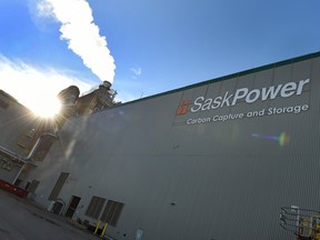 SaskPower Boundary Dam Carbon Capture plant just outside of Estevan on December 07, 2015.