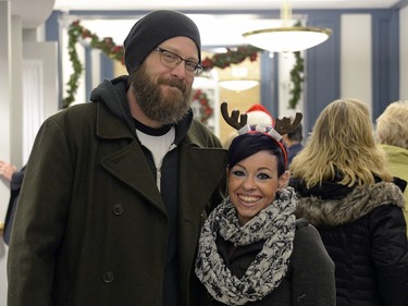 James Cooper and Lynette Dueck at Old-fashioned Victorian Christmas at Government House in Regina, Sask. on Saturday December 12, 2015.