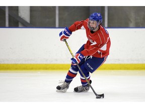 Defenceman Liam Schioler, shown in Regina Pats spring camp, has joined the WHL club after opening this season with the USHL's Lincoln Stars.