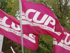 CUPE flags.