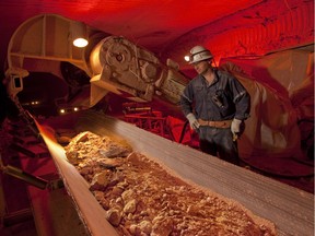 The Potash Corp. of Saskatchewan mine at Lanigan. Such facilities will provide the province with strong long-term income.
