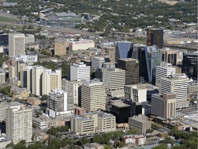 An aerial view of Regina.