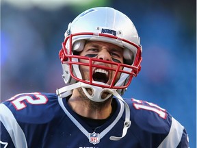 New England Patriots quarterback Tom Brady, shown here before a game on Dec. 6, 2015, was a central figure in the Deflategate scandal. The pressure apparently was too much for him.