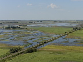 East Saskatchewan could see some flooding this spring, but not as high as the levels seen here in August 2014.