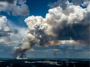 Forest fires raged in northern Saskatchewan for much of the summer of 2015.