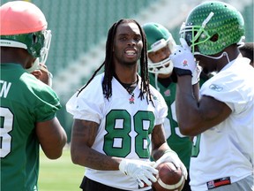 Taj Smith was one of the players released by the Riders on Tuesday.